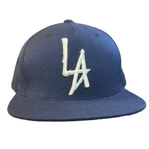 Altamont Grafitti Style Los Angeles Dodgers SnapBack Hat Blue and White